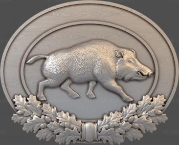 3D model Wild boar (STL)