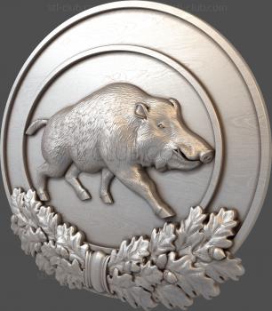 3D model Wild boar (STL)