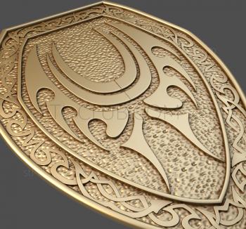 3D model Oval shield (STL)