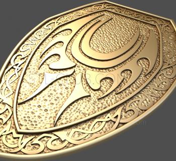 3D model Oval shield (STL)