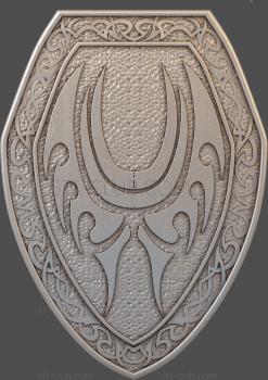 3D model Oval shield (STL)