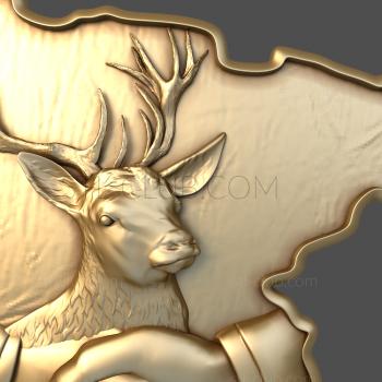 3D model Hands and deer (STL)