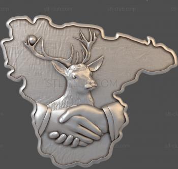 3D model Hands and deer (STL)