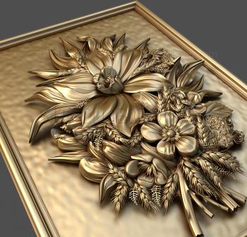 3D model Bouquet of flowers (STL)