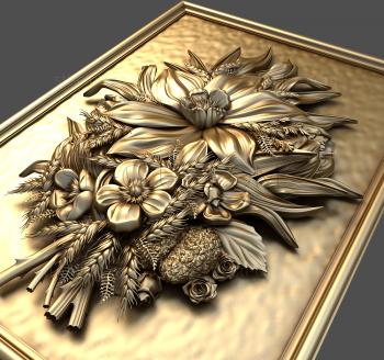 3D model Bouquet of flowers (STL)