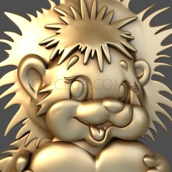 3D model Hedgehog with a heart (STL)