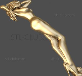 3D model Girl in stilettos (STL)