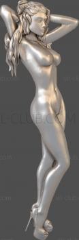 3D model Girl in stilettos (STL)