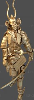 3D model Japanese warrior (STL)