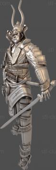 3D model Japanese warrior (STL)