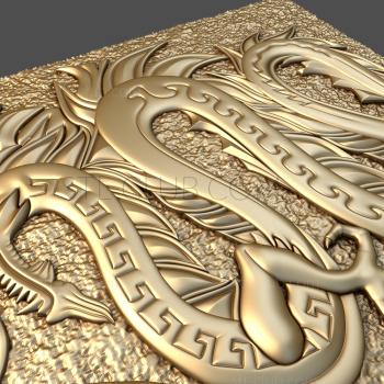 3D model Japanese dragon (STL)