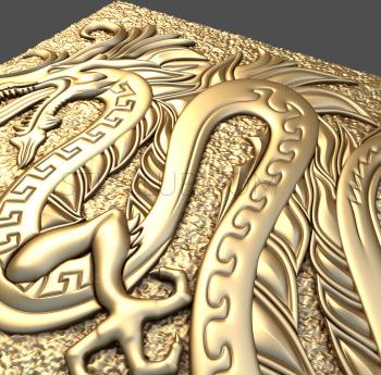 3D model Japanese dragon (STL)