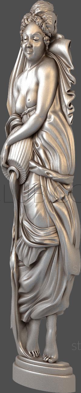 3D model Girl with a jug-1 (STL)