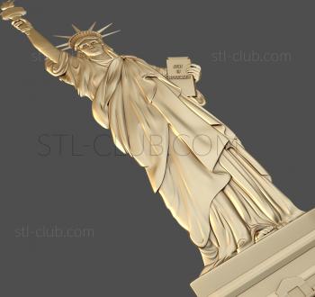 3D модель Статуя свободы (STL)