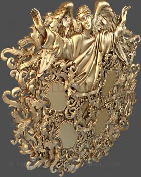 3D model Angel and medallions (STL)