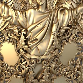 3D model Angel and medallions (STL)