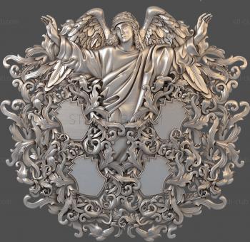 3D model Angel and medallions (STL)