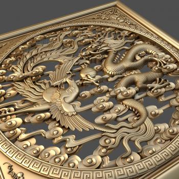 3D model Chinese dragon and salt (STL)