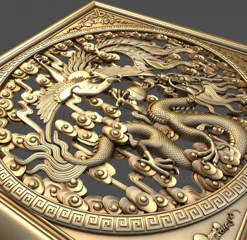 3D model Chinese dragon and salt (STL)