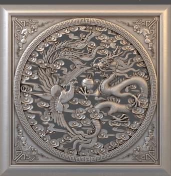 3D model Chinese dragon and salt (STL)