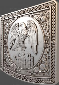 3D model Panel with an eagle (STL)