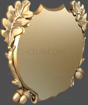 3D model Oak medallion (STL)