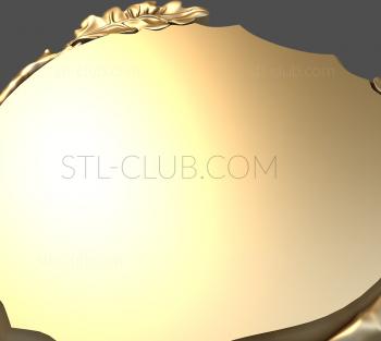 3D model Oak medallion (STL)