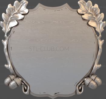 3D model Oak medallion (STL)