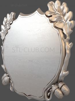 3D model Oak medallion (STL)