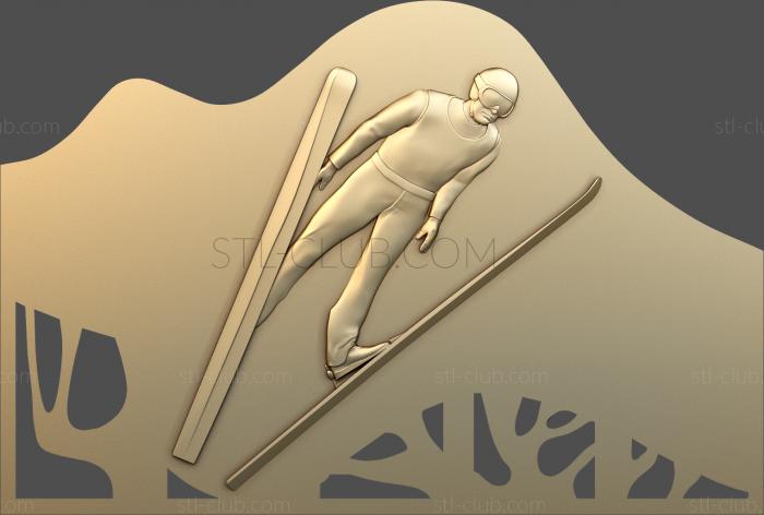 High-speed ski jump