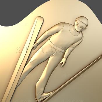 3D model High-speed ski jump (STL)