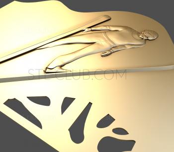 3D model High-speed ski jump (STL)