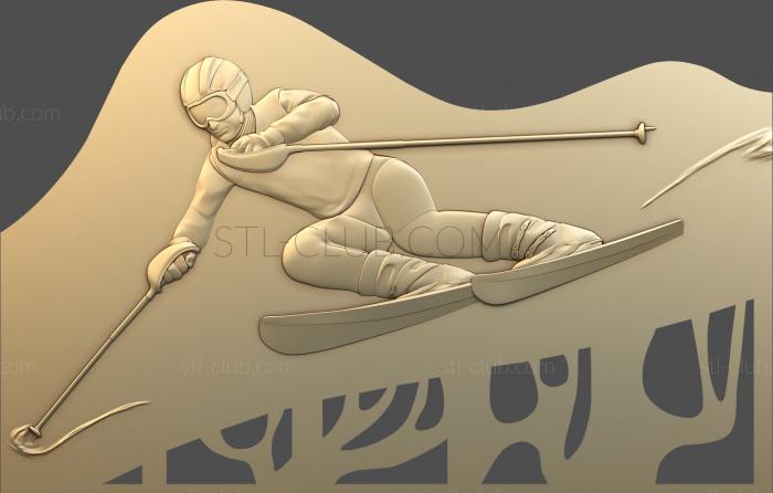 3D model Ski slope (STL)