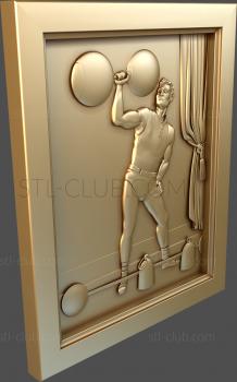 3D model Strongman in the circus (STL)