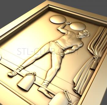 3D model Strongman in the circus (STL)