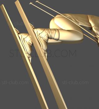 3D model Skier (STL)