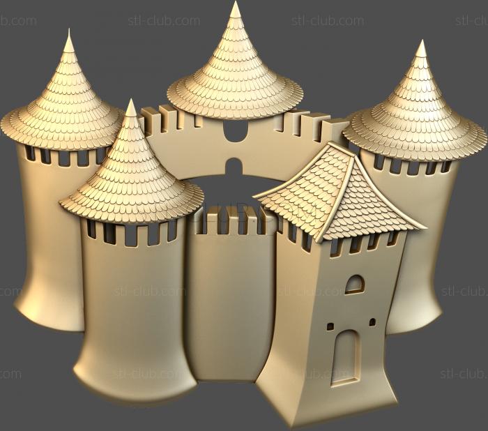 3D model Fortress (STL)