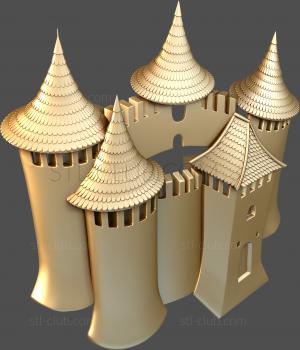 3D model Fortress (STL)