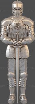 3D model Knight with a sword (STL)