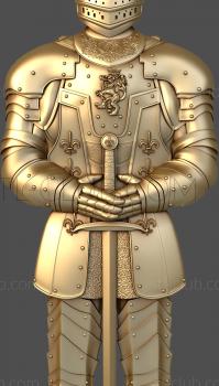 3D model Knight with a sword (STL)