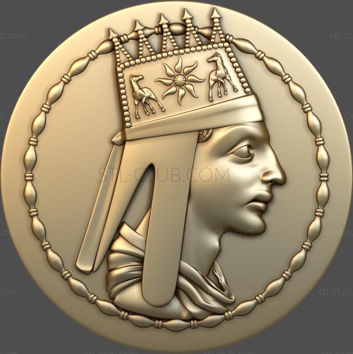 3D model Antique coin (STL)