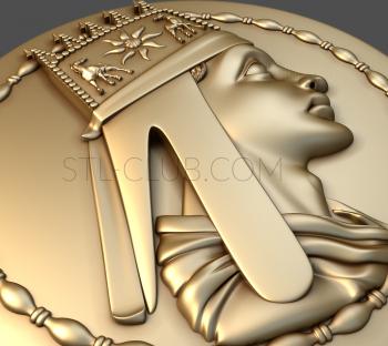 3D model Antique coin (STL)