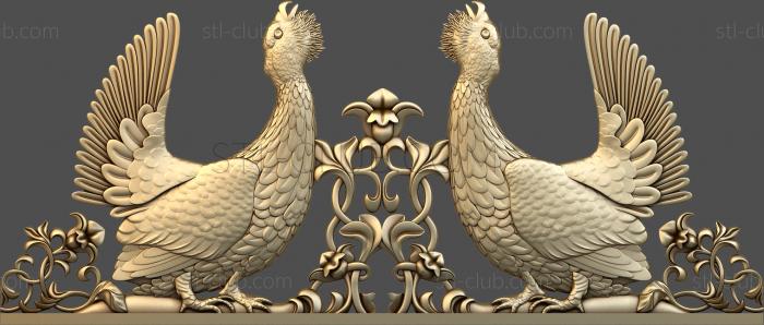 3D model Turning capercaillies (STL)