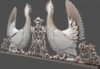 3D model Turning capercaillies (STL)