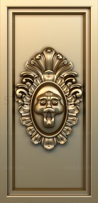 Mask on the door