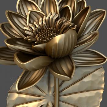 3D model Water lily panel (STL)