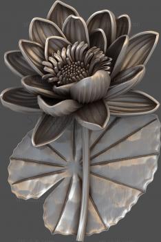 3D model Water lily panel (STL)