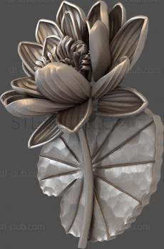 3D model Water lily panel (STL)