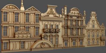 3D модель Старинная улица (STL)