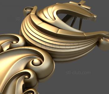 3D model A boat from a fairy tale (STL)